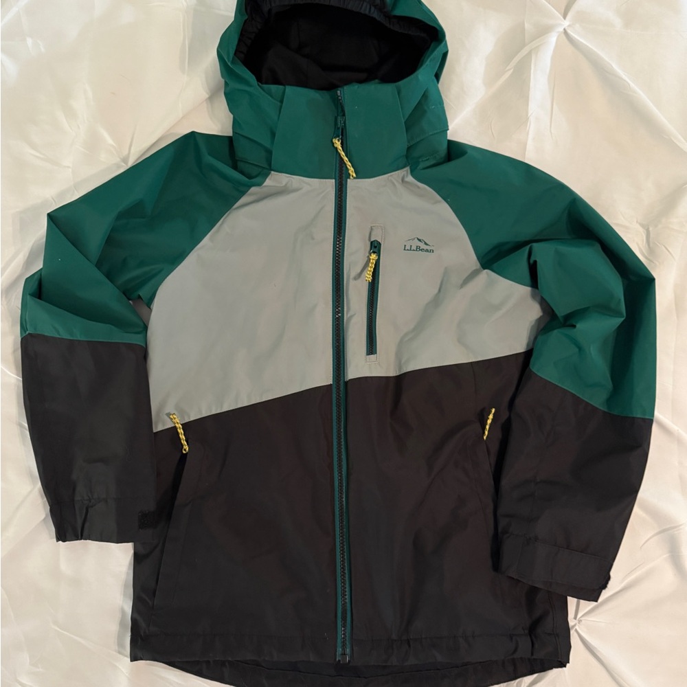 Kids L.L. Bean 3 in 1 multi season fleece lined waterproof jacket(s) EUC